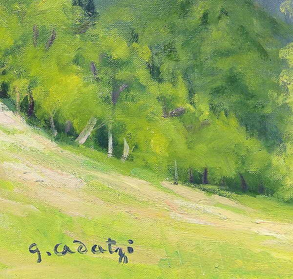 Azumino Mountain 安曇野山岳美術館 足立源一郎油彩画絵葉書セット