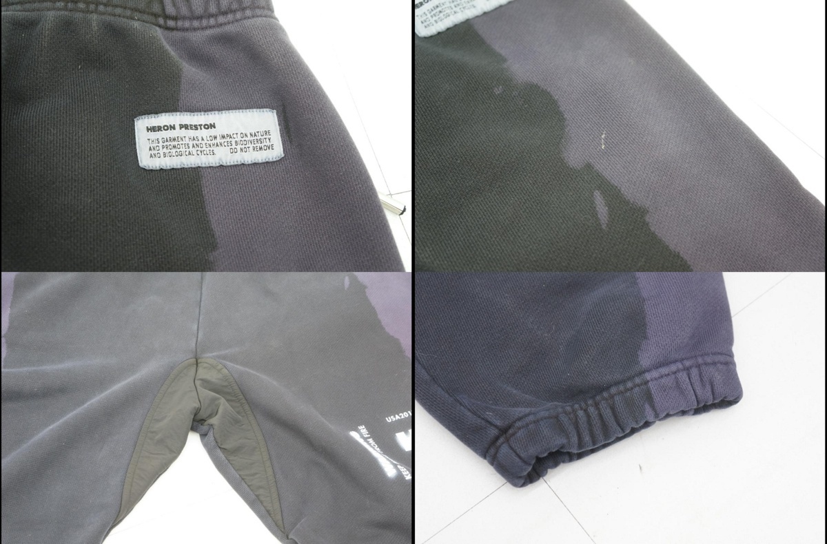 Mサイズ】 HERON PRESTON ヘロンプレストン HMCS21-064 CAT SWEATPANTS 