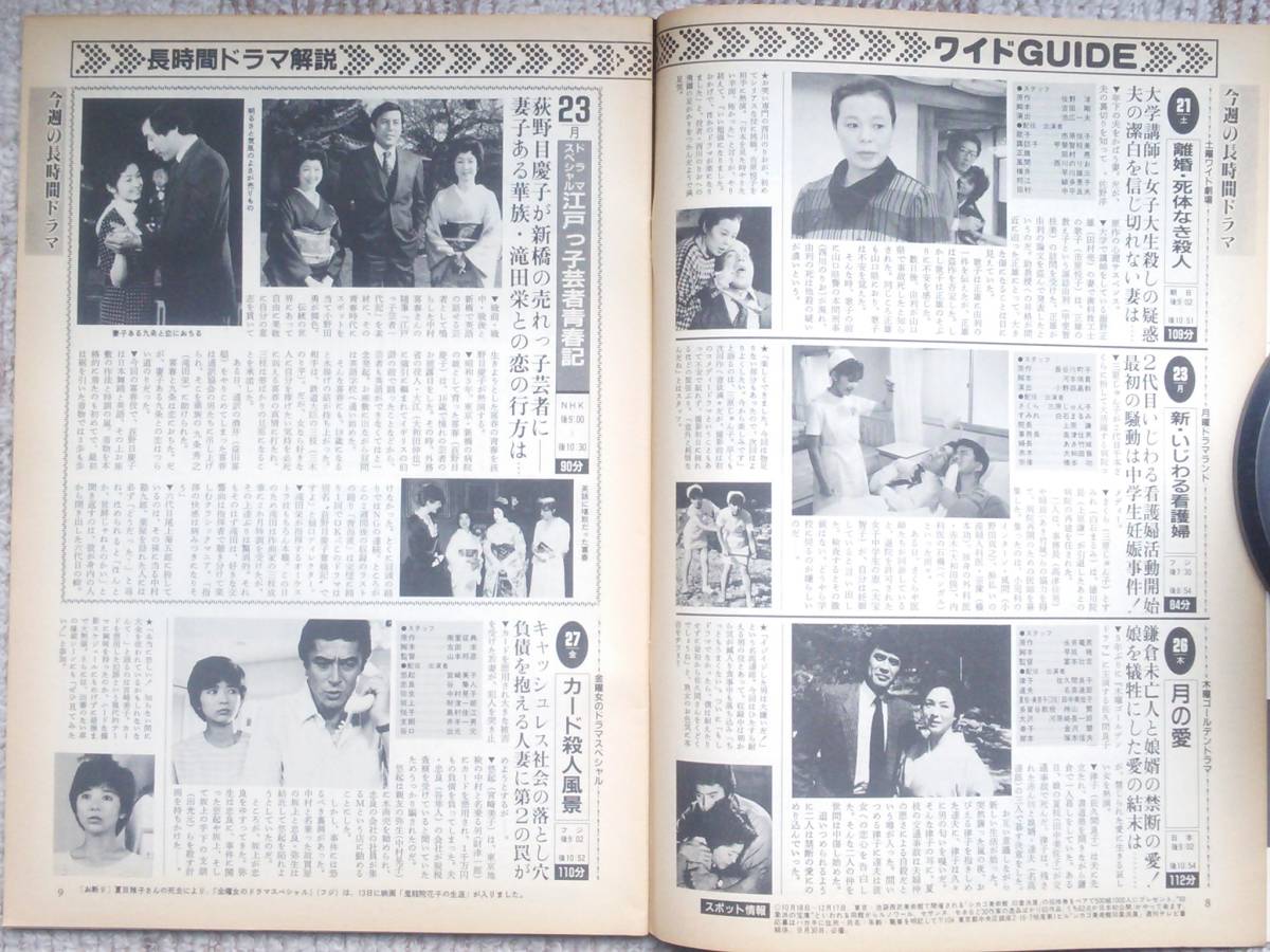 週刊テレビ番組1985年9月27日号 スケバン刑事 斉藤由貴 南野陽子 乳姉妹 夏体験物語 スタア誕生 荻野目慶子 森口博子ほか ザ テレビジョン 売買されたオークション情報 Yahooの商品情報をアーカイブ公開 オークファン Aucfan Com 週刊テレビ番組1985年9月27日号 スケバン刑事 斉藤由貴 南野陽子 乳姉妹 夏体験物語 スタア誕生 荻野目慶子 森口博子ほか ザ テレビジョン 売買されたオークション情報 Yahooの商品情報をアーカイブ公開 オークファン Aucfan Com