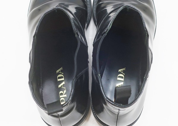 ◇【PRADA プラダ】サイドゴア ブーツ 2T0052 ショートブーツ ブラック 