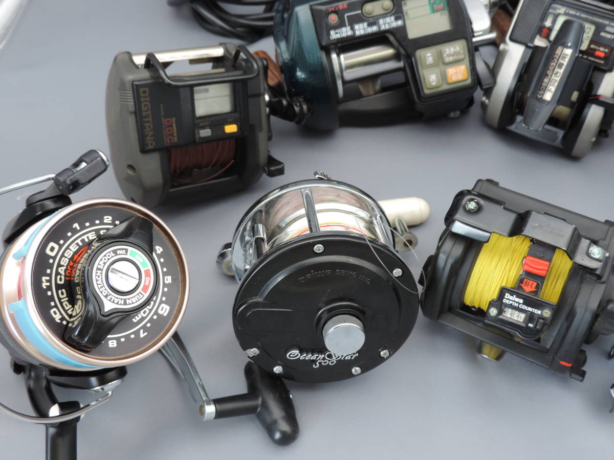 リール まとめ 8点セット DAIWA ダイワ SHIMANO シマノ RYOBI リョービ