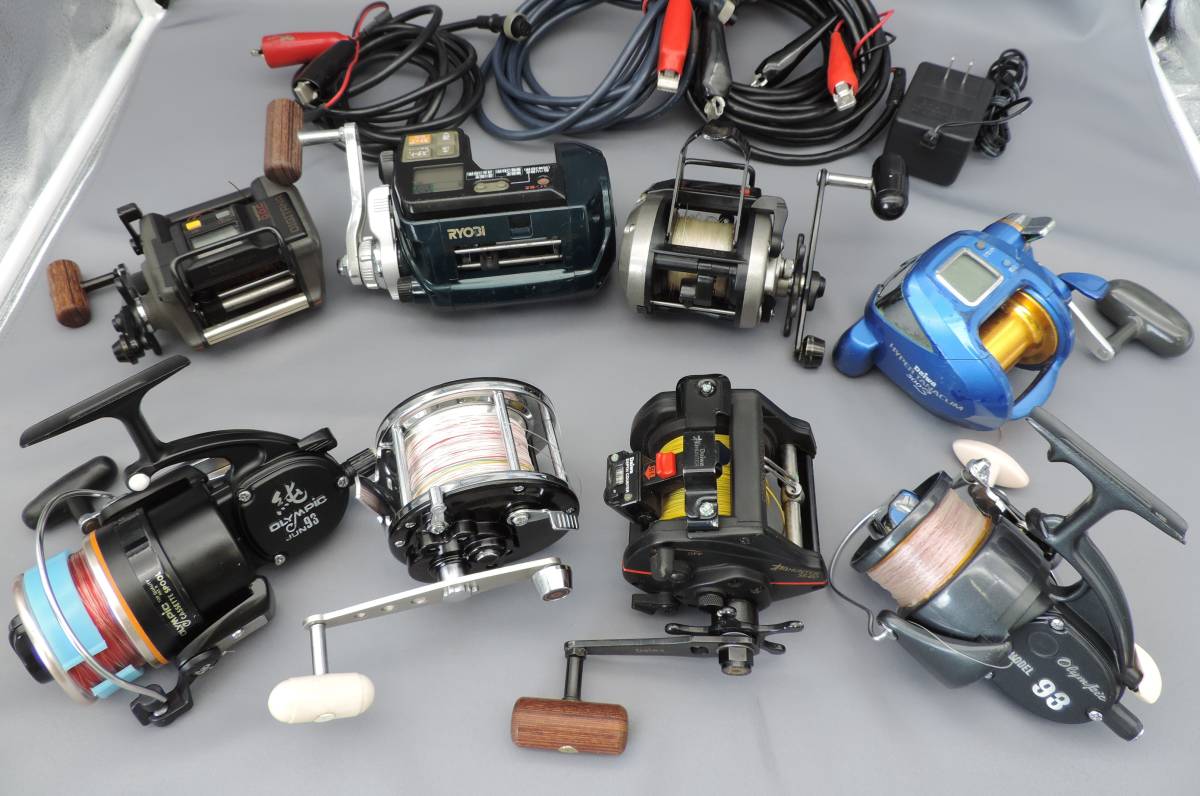 リール まとめ 8点セット DAIWA ダイワ SHIMANO シマノ RYOBI リョービ