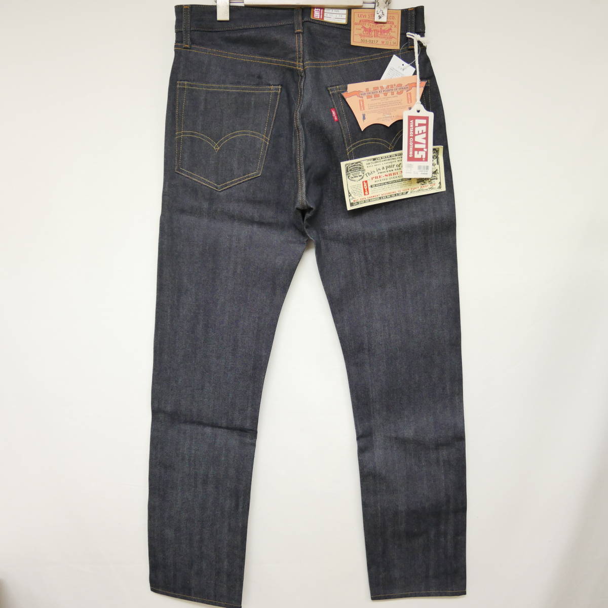 【新品未使用】リーバイスLVC 1967 505-0217 W33L34 日本製 Levi's VINTAGE CLOTHING リーバイス 復刻版 505 1967年モデル タイト