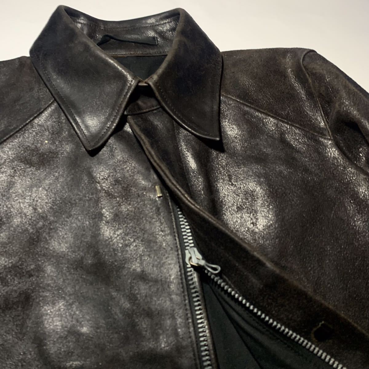 P*)様 初期　rip van winkle リアルレザープルオーバー 高級 馬革 rip van winkle レザー ジャケット horse リプヴァン