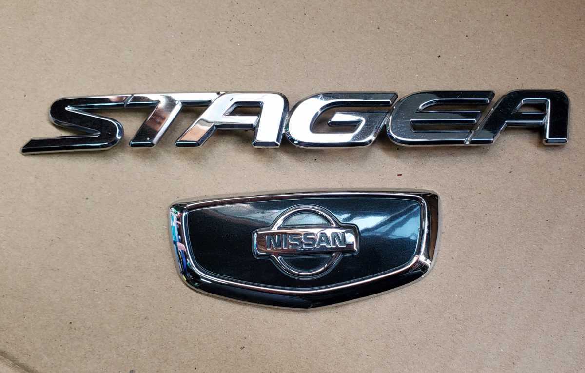 日産 ステージア WGC34 純正 エンブレム(日産、インフィニティ)｜売買 