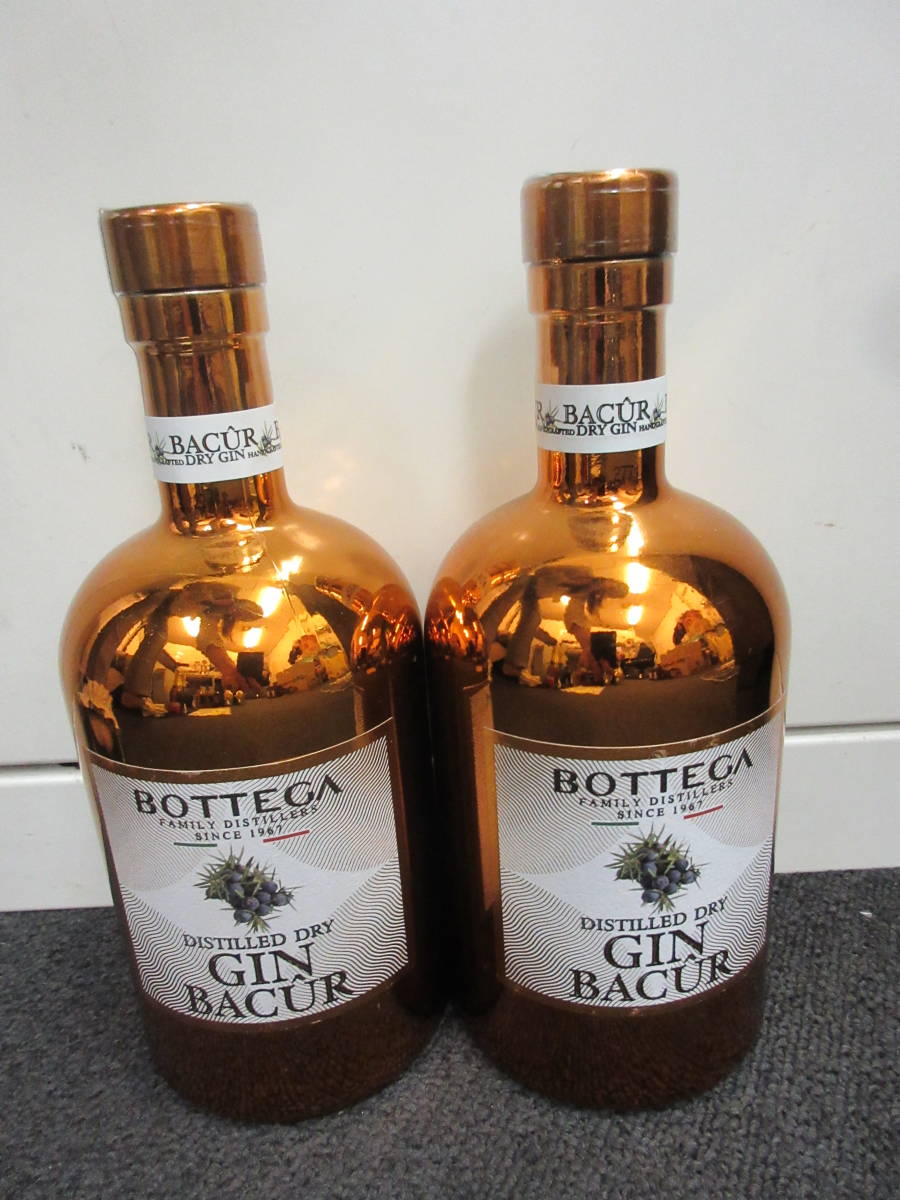 66686◇2本セット BOTTEGA BACUR DRY GIN ボッテガ バクール ドライ