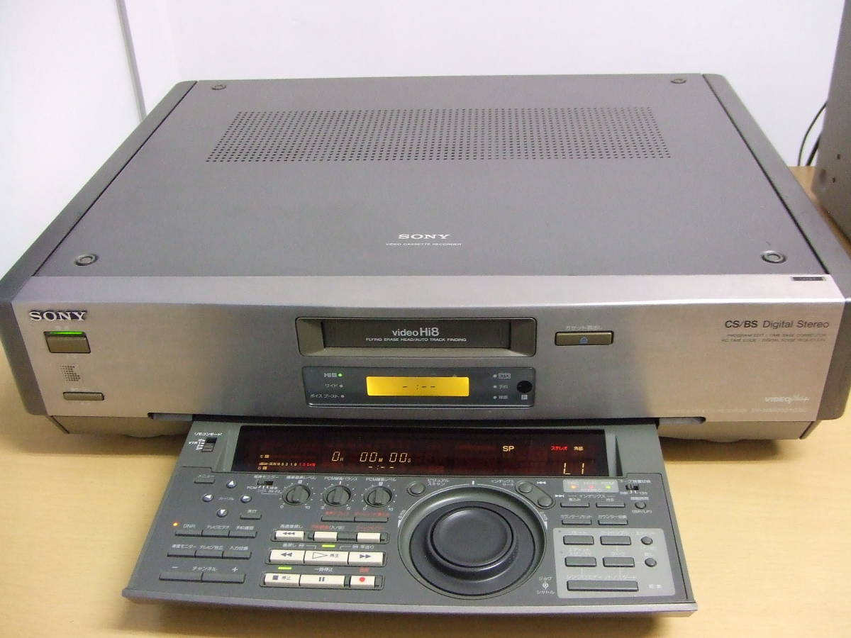 SONY EV-NS9000 ビデオデッキ 高画質 最高級 Hi8 ジャンク Yahoo