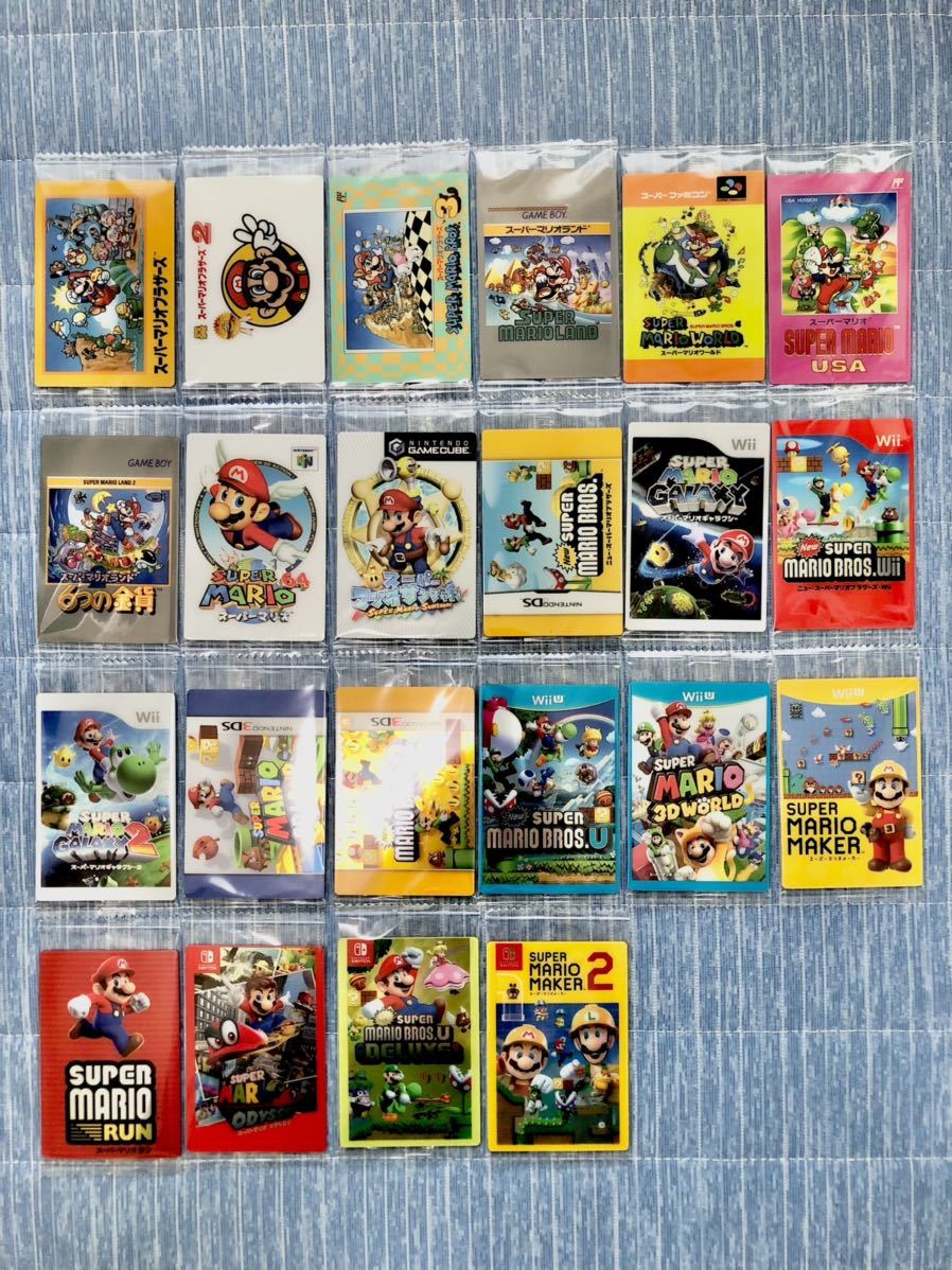 スーパーマリオブラザーズ ヒストリーカードウエハース 全22種 新品未