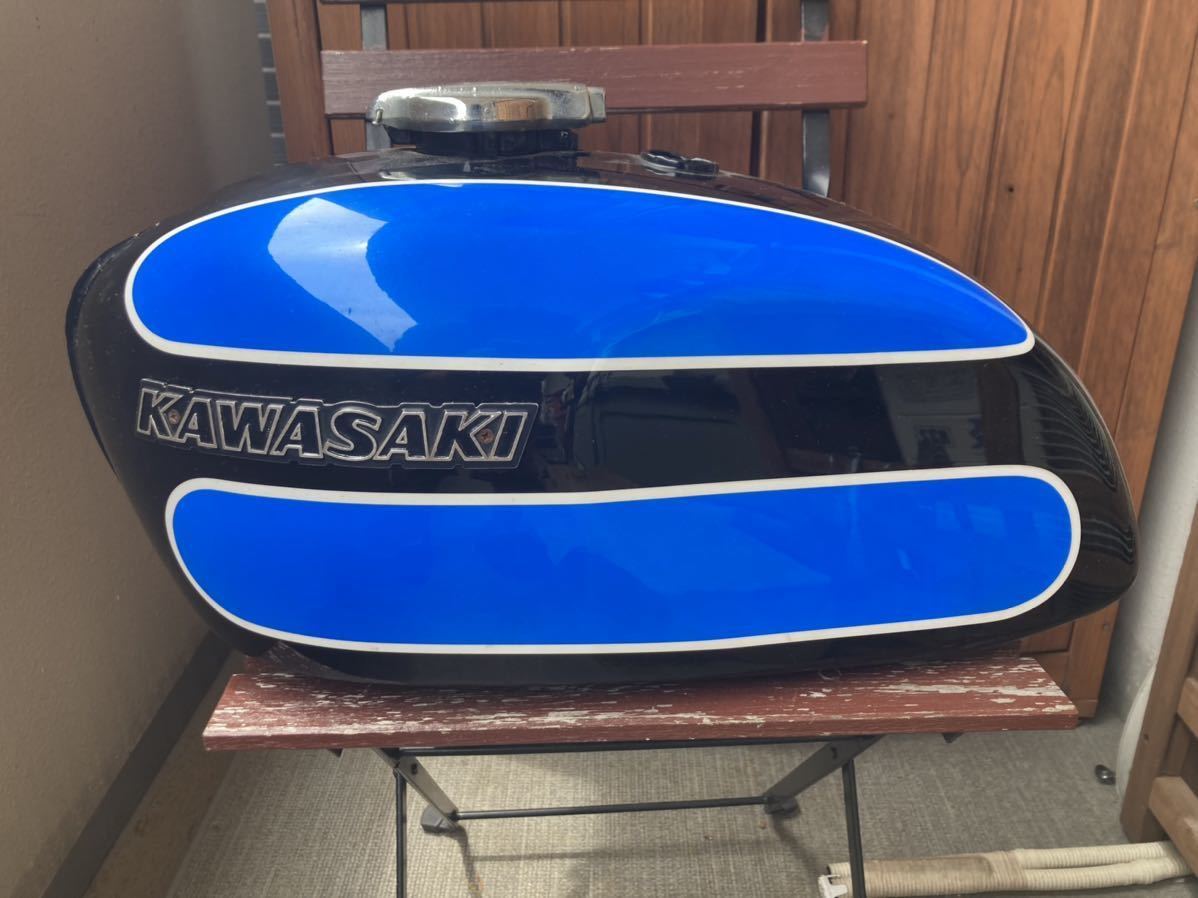カワサキ W1SA 純正タンク 当時物 ガソリンタンク KAWASAKI 美品 W3