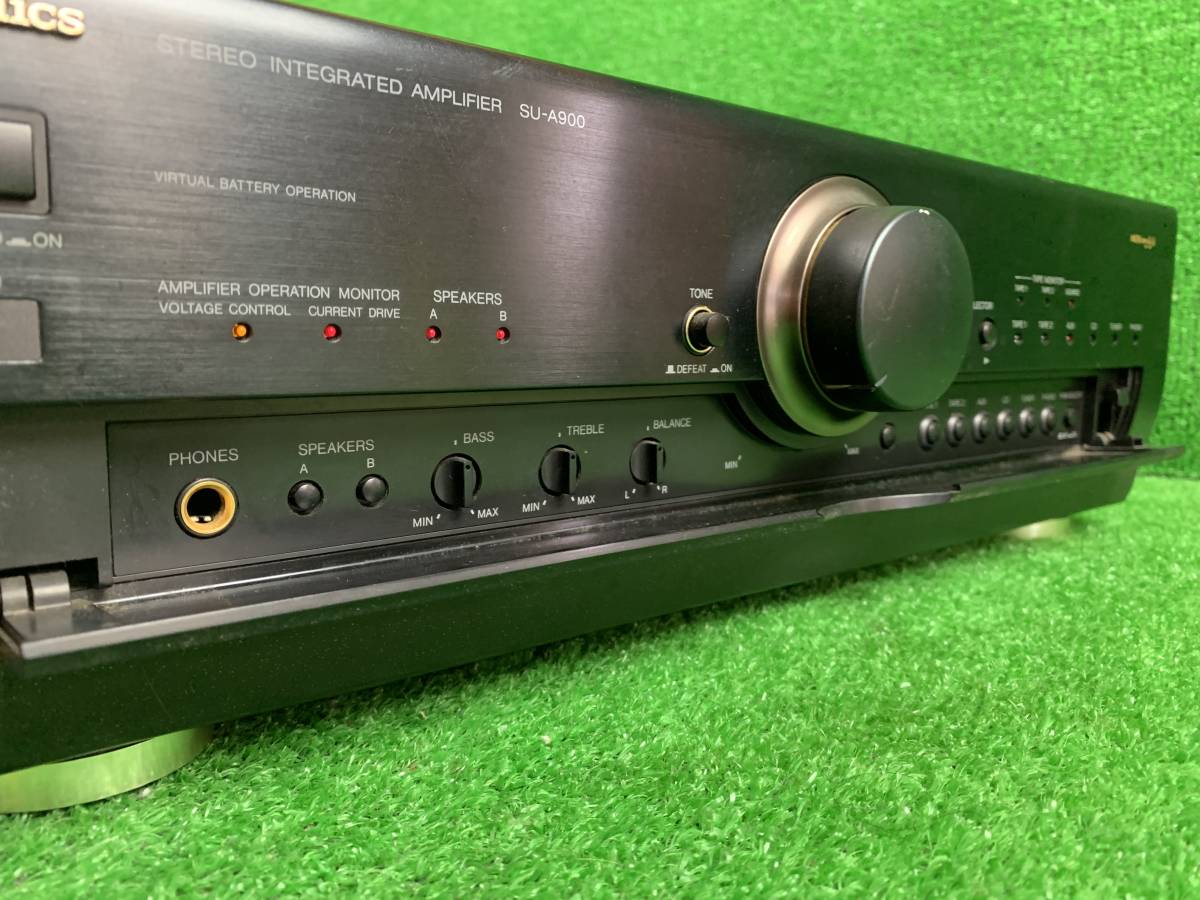 ジャンク程度】テクニクス Technics SU-A900 ブラック プリメイン