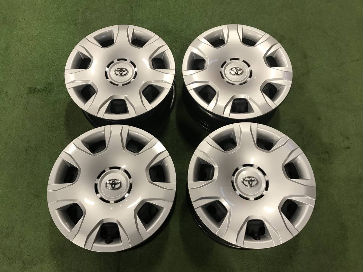  200系 ハイエース 純正スチール ホイール 15インチ 6H139.7 ホイールキャップ付き 1台分 B(純正品)｜売買されたオークション情報、yahooの商品情報をアーカイブ公開 - オークファン 6穴