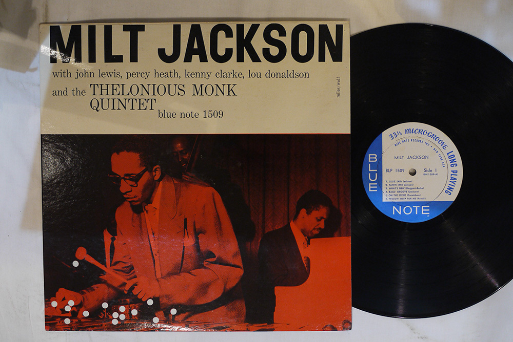  米 MILT JACKSON/AND THE THELONIOUS MONK QUINTET/BLUE NOTE BLP 1509(ジャズ一般)｜売買されたオークション情報、yahooの商品情報をアーカイブ公開 - オークファン ジャズ一般