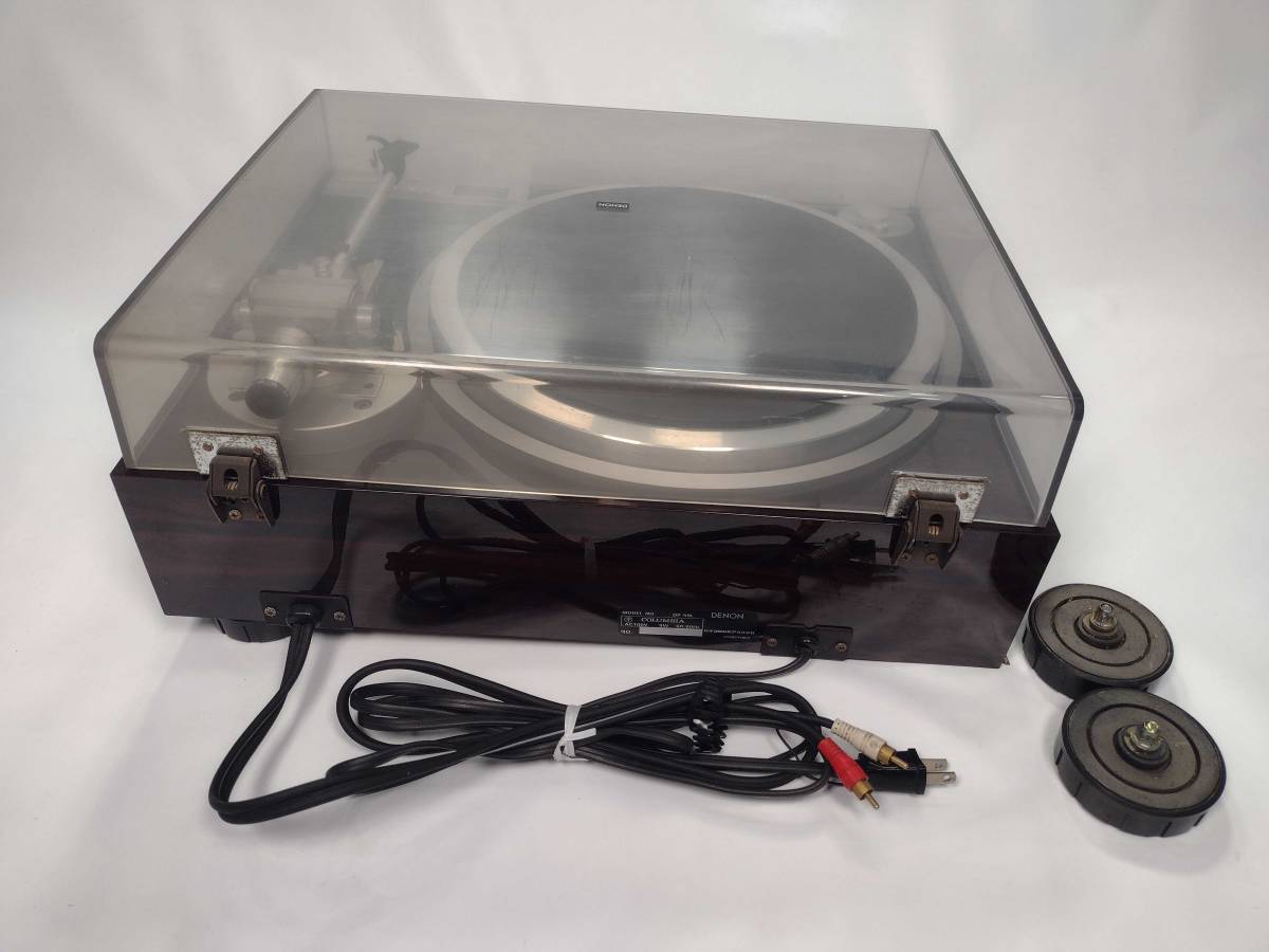DENON DP-59L レコードプレーヤー カートリッジ無し 動作確認済み 動作 