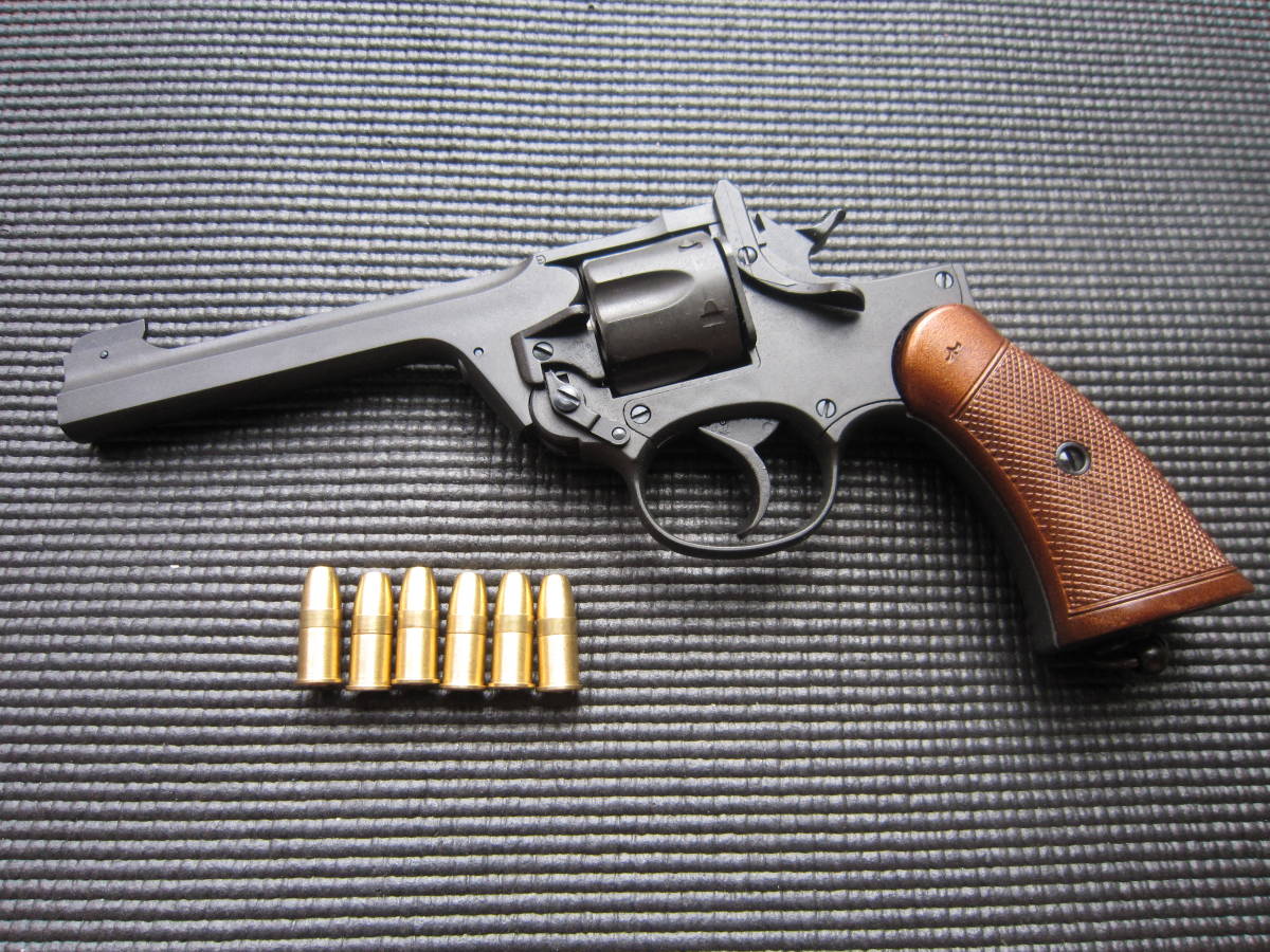 リボルバー モデルガン 黒⁄茶色 エンフィールドリボルバー No.2 MK1