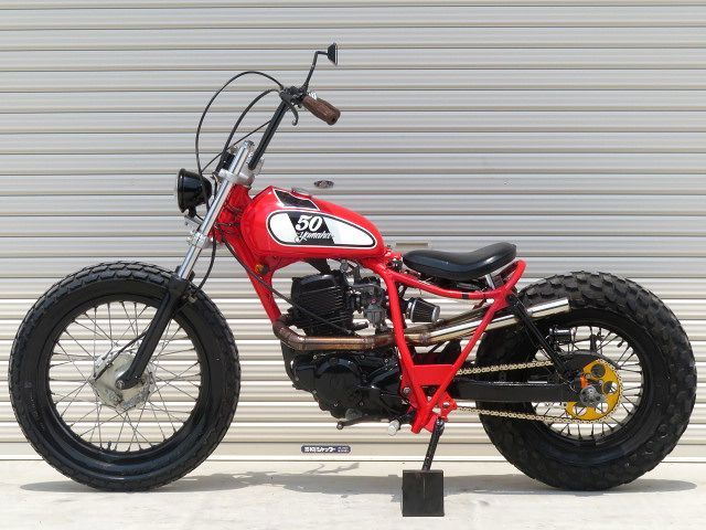 茨城 実働 現状 ヤマハ TW 200 2JL 2本サス リジット ワンオフ
