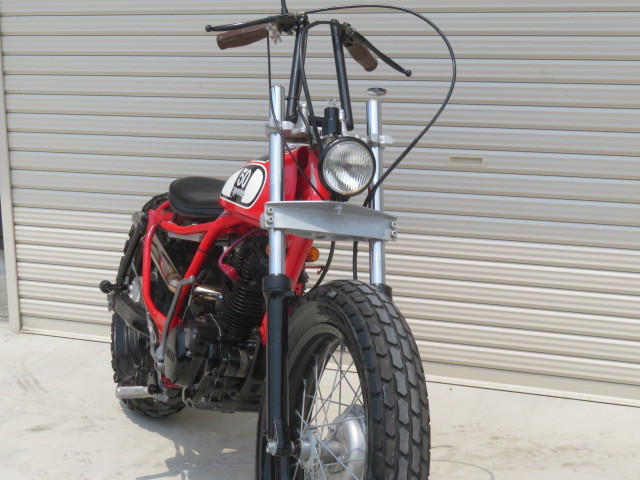 茨城 実働 現状 ヤマハ TW 200 2JL 2本サス リジット ワンオフ