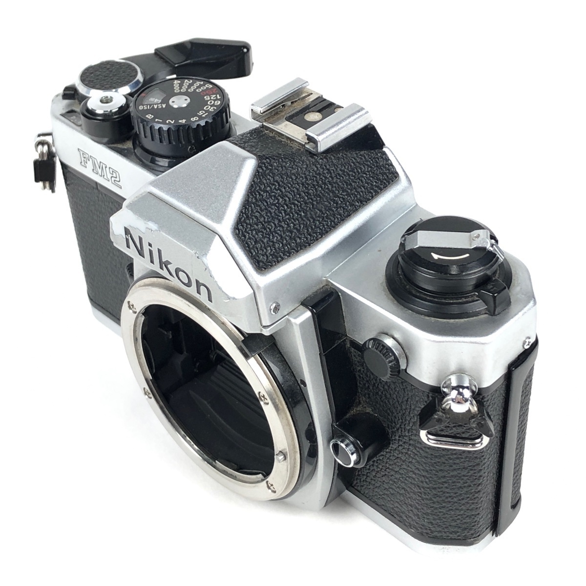 中古 Nikon ニコン NEW FM2 シルバーボディ MFフィルムカメラ