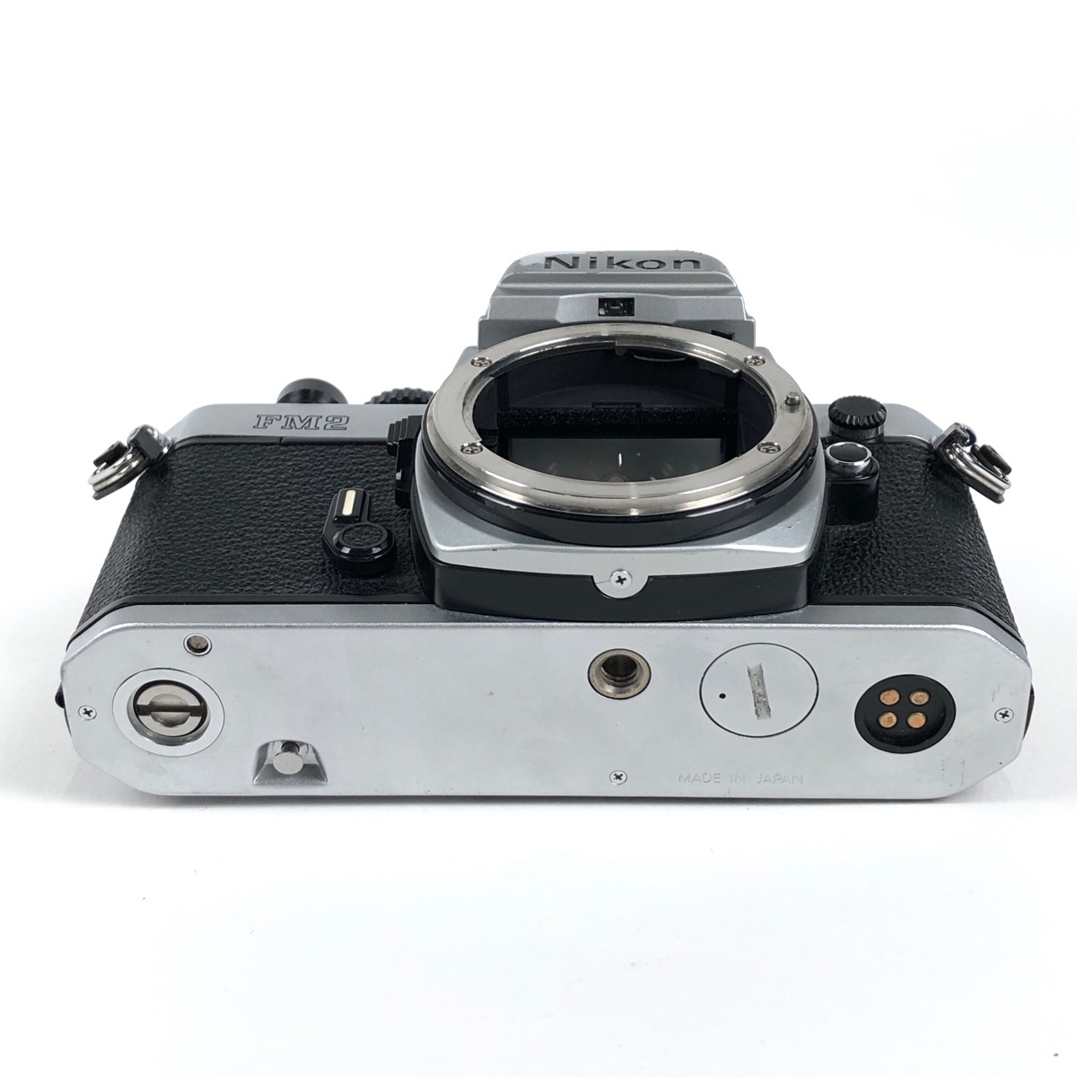 中古 Nikon ニコン NEW FM2 シルバーボディ MFフィルムカメラ