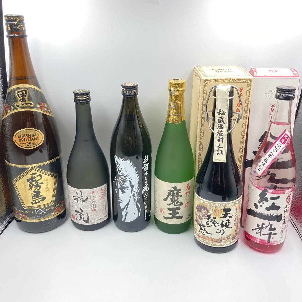 ☆未開栓 焼酎 6本おまとめ☆容量720〜1800ml/アルコール分25〜40