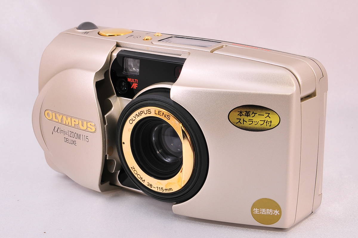 #206★美品★ OLYMPUS mju ZOOM115 DELUXE OLYMPUS μ [mju：]ZOOM115 DELUXE フィルムカメラ美品 206☆美品