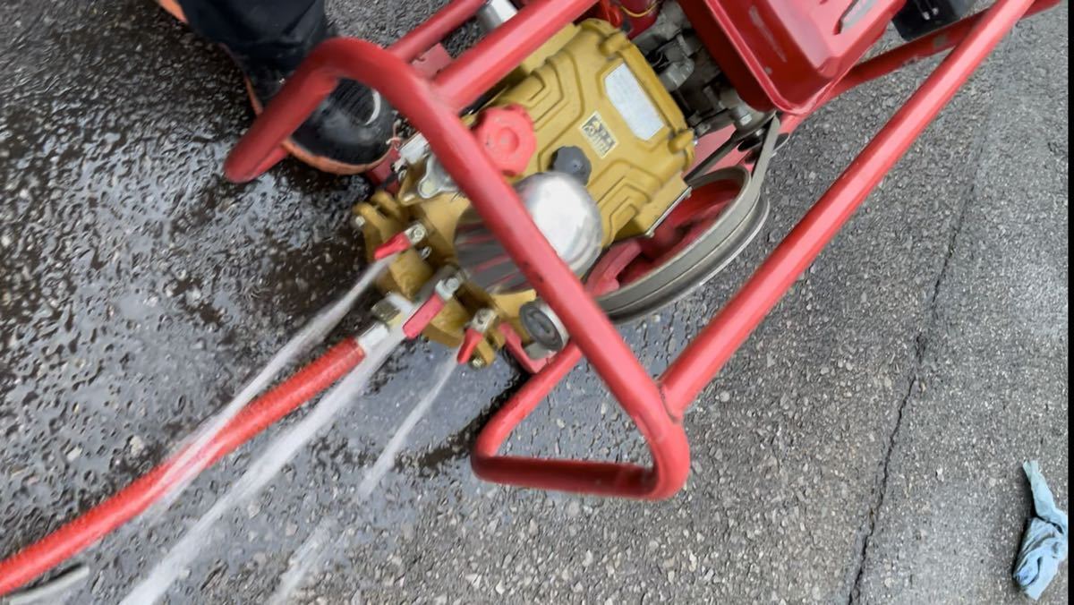 ガソリンエンジン 発動機 高圧ポンプ LS-30 POWER SPRAYER 7.5HP 動力 