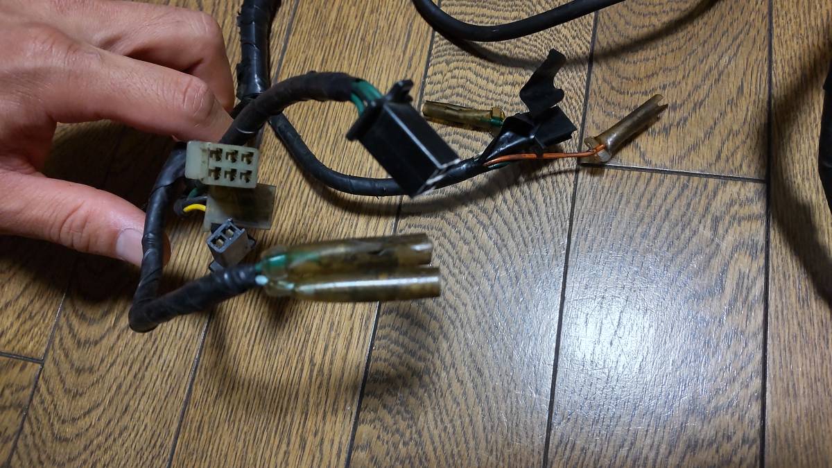 NSR50 純正 メインハーネス 銀POSH CDI付き AC10 NSR80(ホンダ用 