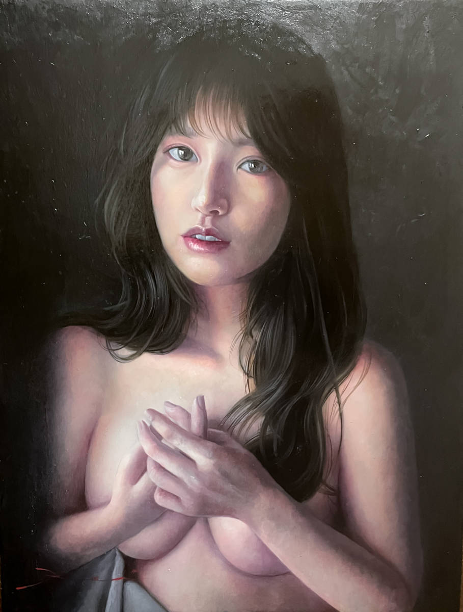 新作 茅原佳介 雫 油彩 F6号 写実絵画 リアリズム 女性ヌード 美人画 白日会準会員 日展 人物画 売買されたオークション情報 Yahooの商品情報をアーカイブ公開 オークファン Aucfan Com