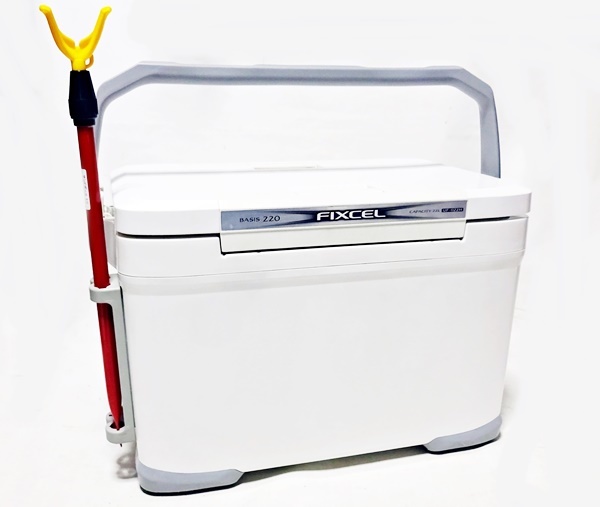 ☆ 美品 シマノ フィクセル ベイシス 220 (竿掛け付き) 両開き 