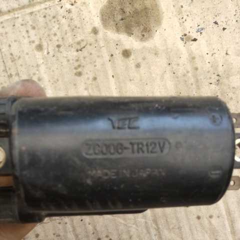 確認用のため購入しないでください。 カワサキ イグニションコイル ZC006-TR12V GPZ400F? Z400GP? 未確認
