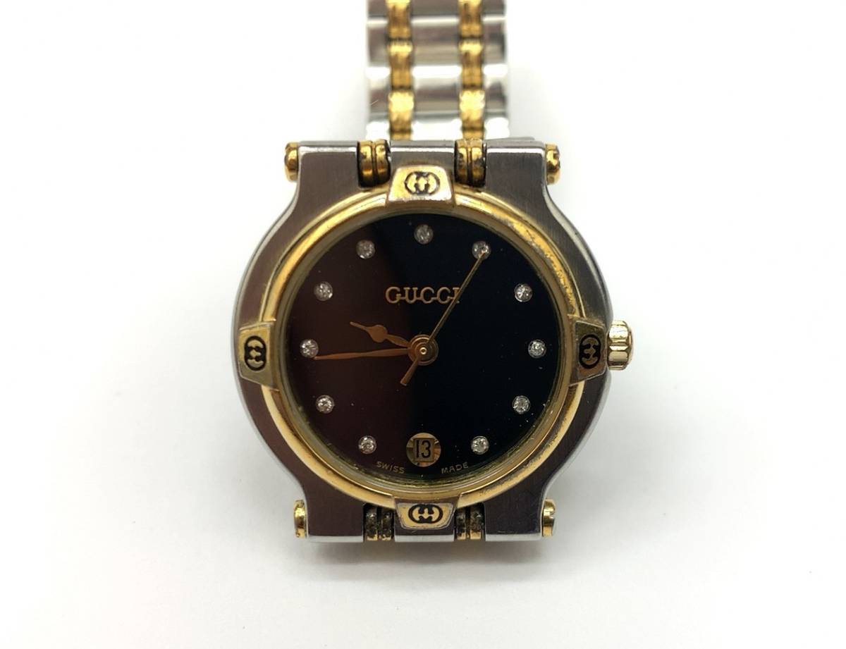 GUCCI グッチ 9000L レディース 「グッチ時計 - Yahoo!オークション 