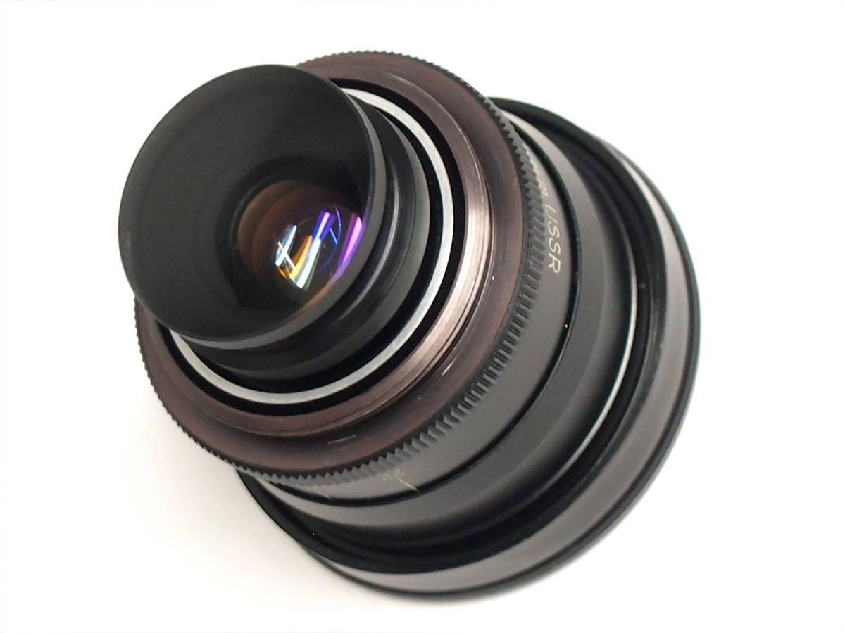 〓 28)JUPITER-12 35mm F2.8 ライカLマウントレンズ 現状 キャップ