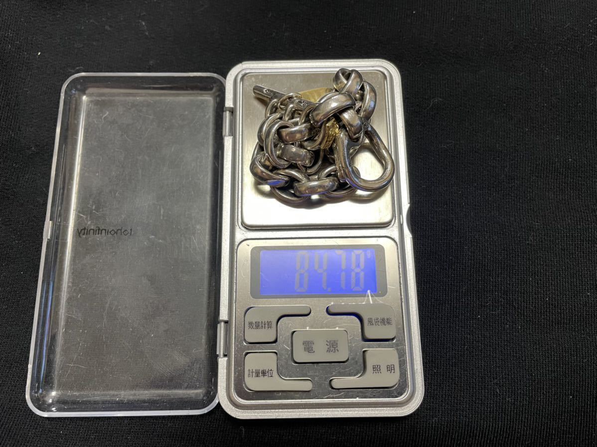 ビルウォールレザー ブレスレット18K シルバー925 BWL K18 検 クロム