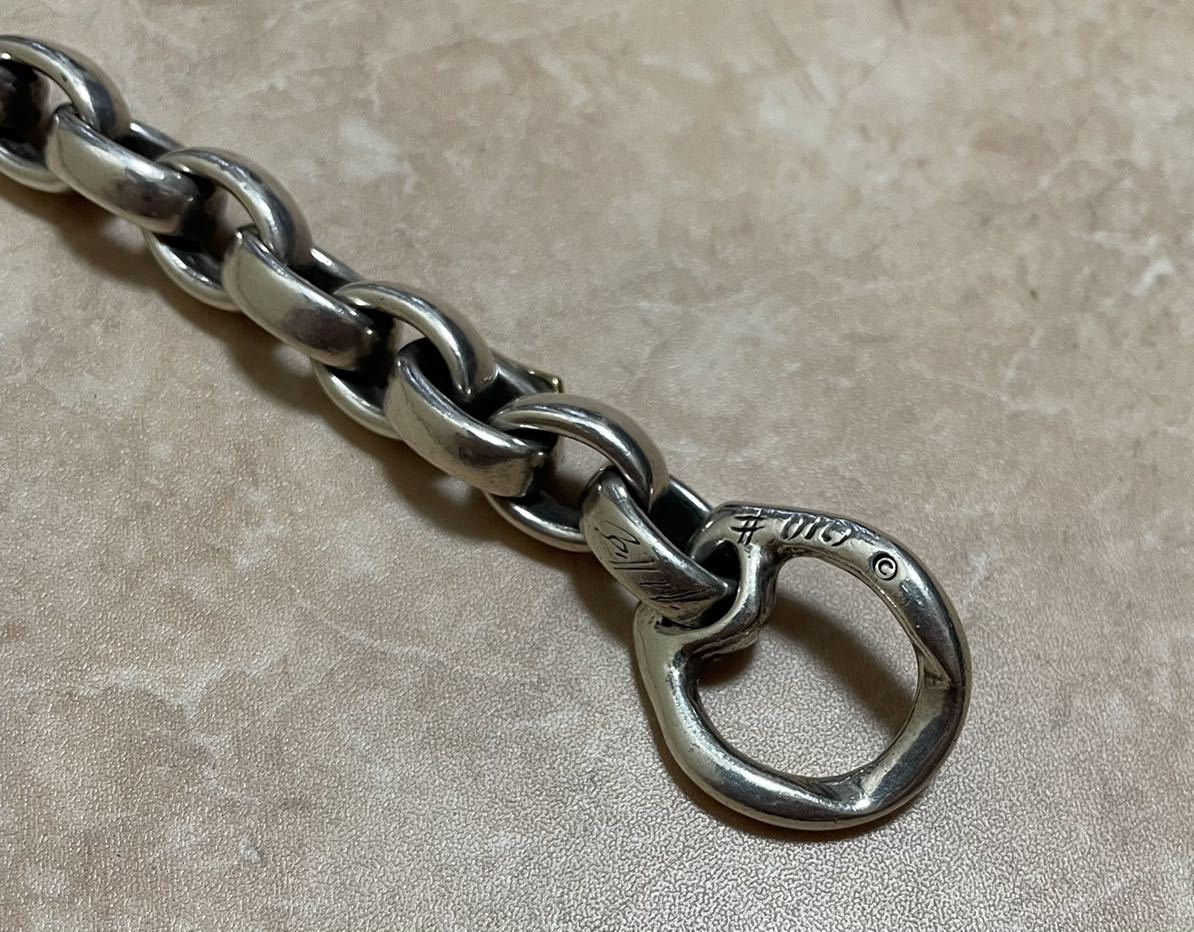 シルバー925 ブレスレット 検)ビルウォールレザー クロムハーツ ビルウォールレザー ブレスレット18K シルバー925 BWL K18 検 クロム
