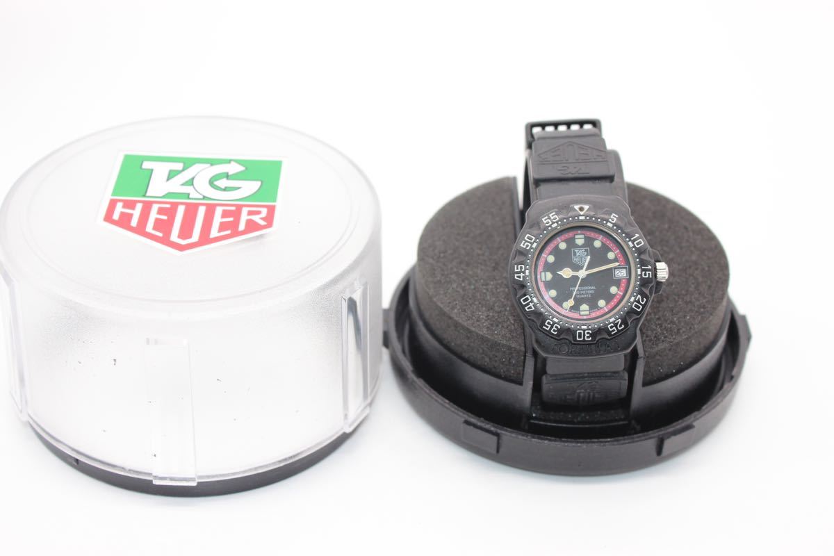 TAG HEUER タグホイヤー メンズ時計 クォーツ 稼働中 ケース付き 