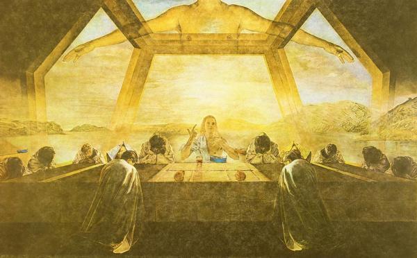 Salvador 真作WISHサルバドール・ダリ Dali「最後の晩餐 サルバドール