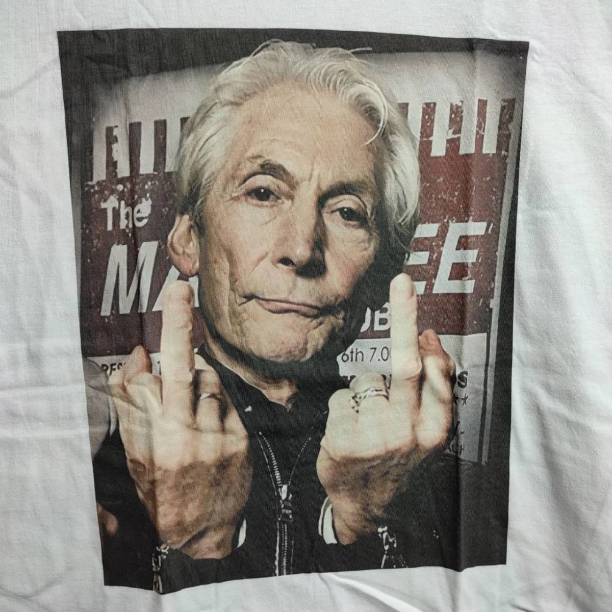 最安値，限定SALE チャーリーワッツ追悼 バンドTシャツc Lサイズ ローリングストーンズ Rolling Stones キースリチャーズ(Tシャツ)｜売買されたオークション情報、yahooの商品情報をアーカイブ公開 - オークファン Tシャツ