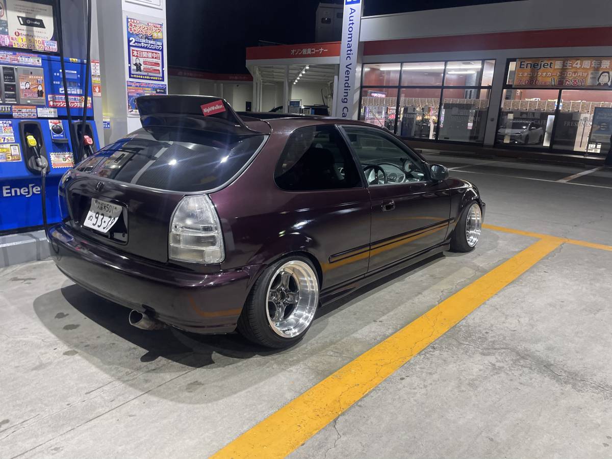 1円スタート！九州福岡から！シビックハッチ EK3 5速マニュアル D15B