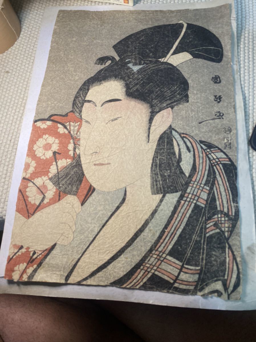 全国無料，限定セール 歌川国政 浮世絵 木版画 当時物(歌舞伎絵、役者絵)｜売買されたオークション情報、yahooの商品情報をアーカイブ公開 - オークファン 歌舞伎絵、役者絵