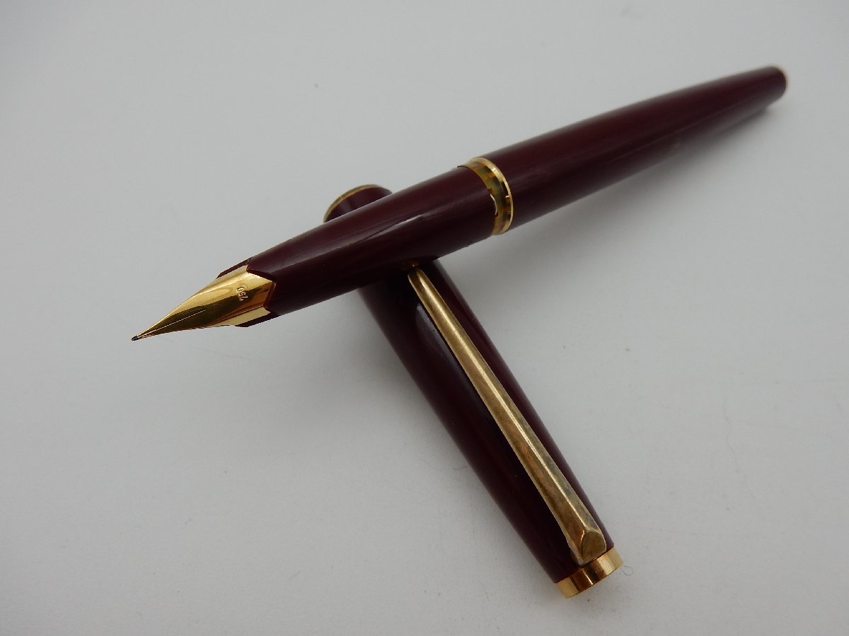 限定SALE，セール MONTBLANC モンブラン 万年筆 18Kペン先 ボルドー(モンブラン)｜売買されたオークション情報、yahooの商品情報をアーカイブ公開 - オークファン モンブラン