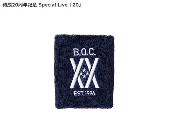 BUMP OF CHICKEN 20周年 リストバンド　ネイビー NAVY