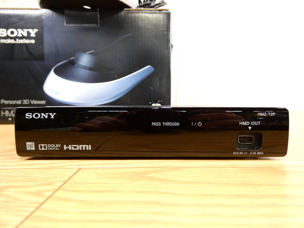 SONY ソニー HMZ-T2 Personal 3D Viewer ヘッドマウントディスプレイ
