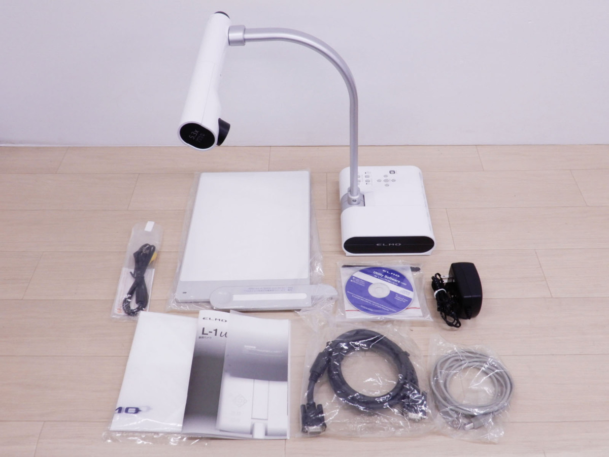 ○◎未使用？ELMO/エルモ ビジュアルプレゼンター 書画カメラ L-1u VISUAL PRESENTER