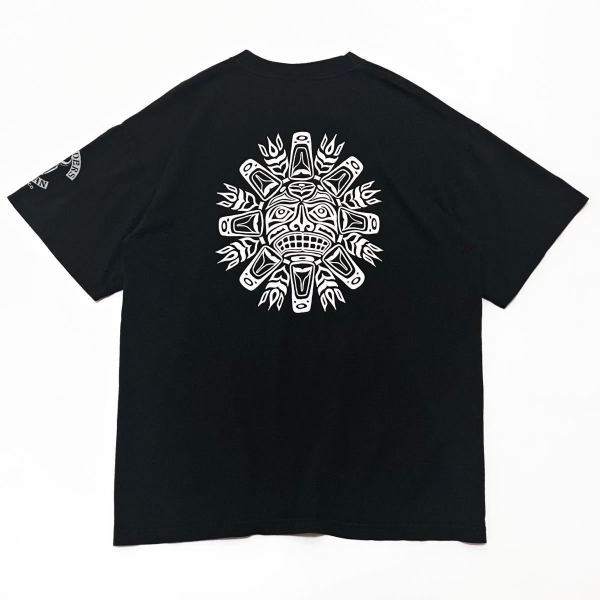 1スタ【90s USA製 Christian Fletcher バックプリント Tシャツ XL 