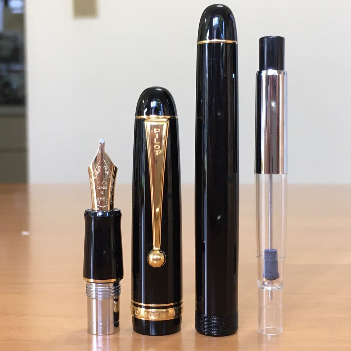 PILOT CUSTOM74 1996年製造品 14K 字幅MS(ミュージック) CON-70