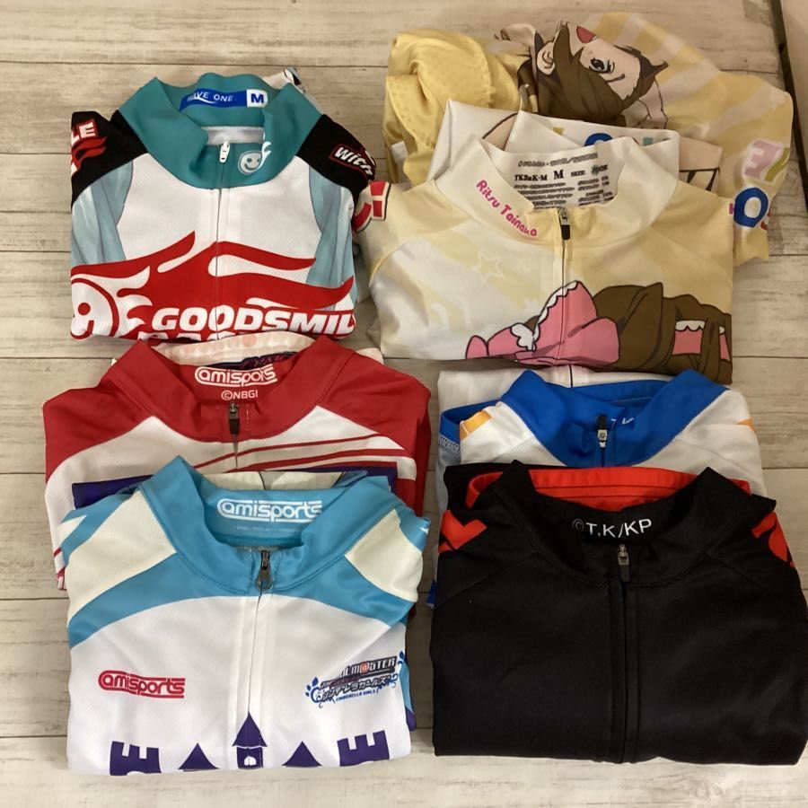 ジャンク アニメグッズ サイクルジャージ サイクルパンツ まとめ売り キルラキル 初音ミク Racing アイドルマスター けいおん 女性用 売買されたオークション情報 Yahooの商品情報をアーカイブ公開 オークファン Aucfan Com