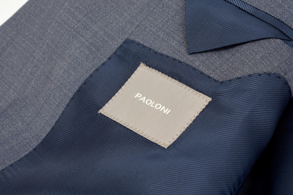 厳選 新着 新品 13万 PAOLONI スーツ シングル 2B 3ピース F.LLI CERRUTI DAL 1881 Superissimo イタリア製 グレー パオローニ 313851 PAOLONI パオローニ パオローニ（スーツ・セットアップ｜メンズ 1Bシングル タキシードスーツ アイム