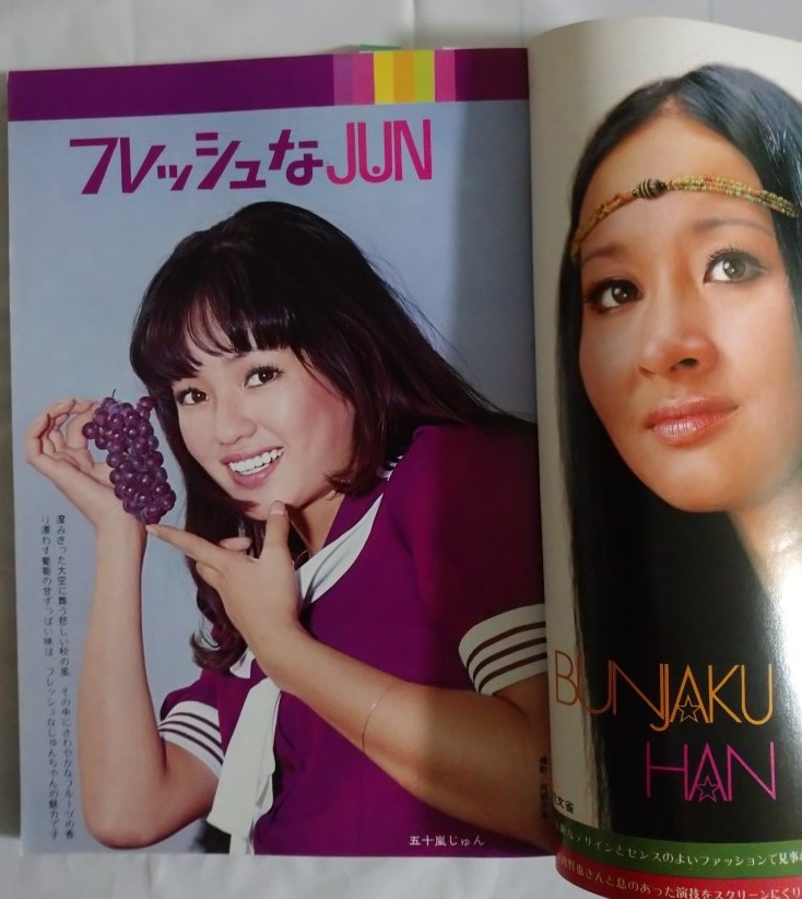 近代映画 1971年 昭和46年 11月号 表紙/麻田ルミ 五十嵐じゅん/岡崎