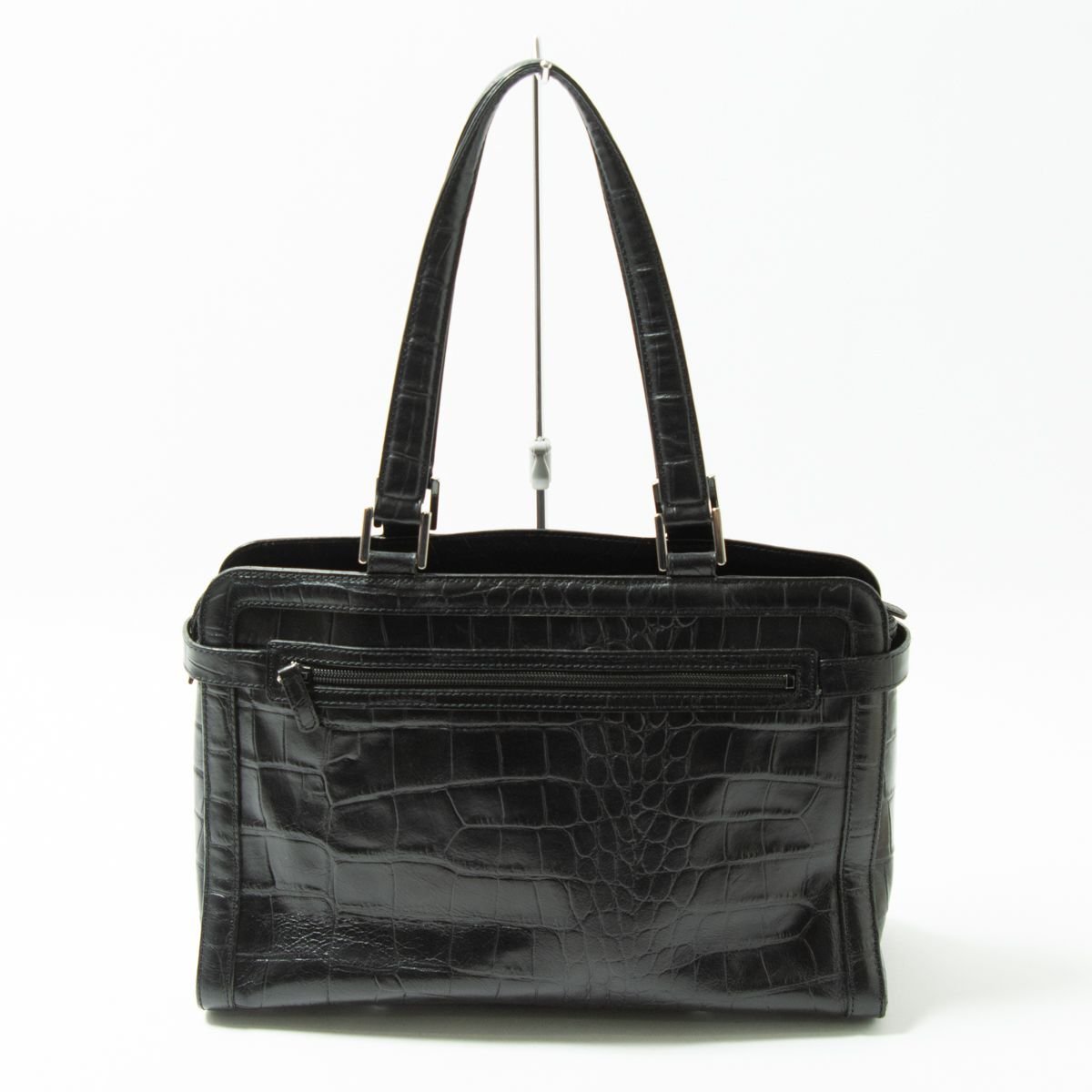 Les sacs Adam ルサックアダム 型押しレザーショルダーバッグ ビジネス 