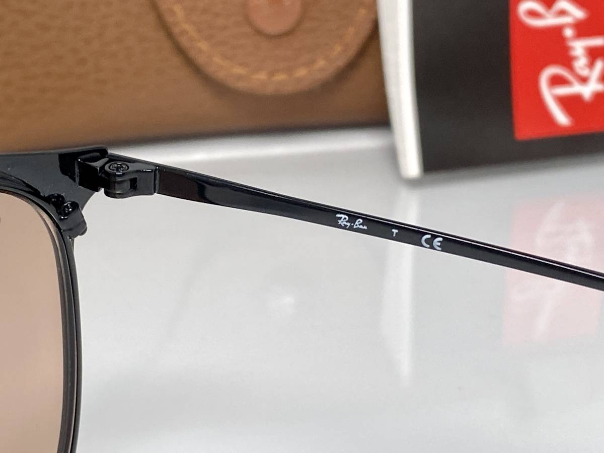 調光レンズ☆RAY-BANレイバン ERIKA METALエリカ RB3539 002/Q4 黒 