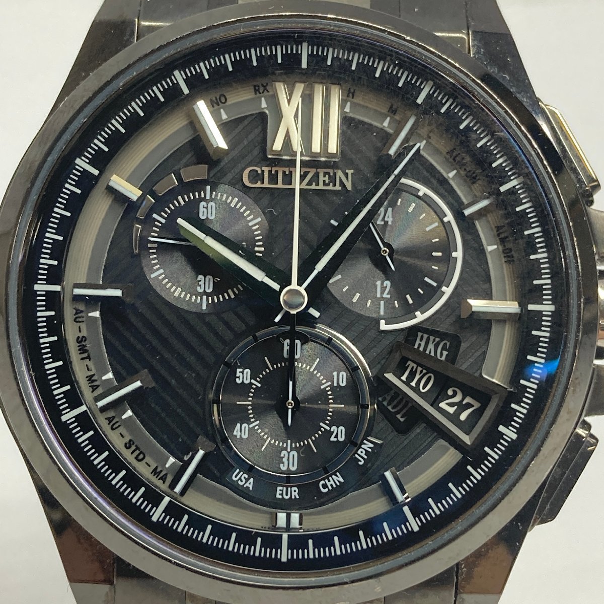 f001 Z4 CITIZEN シチズン ATTESA Eco-Drive H610-T019412 電波 